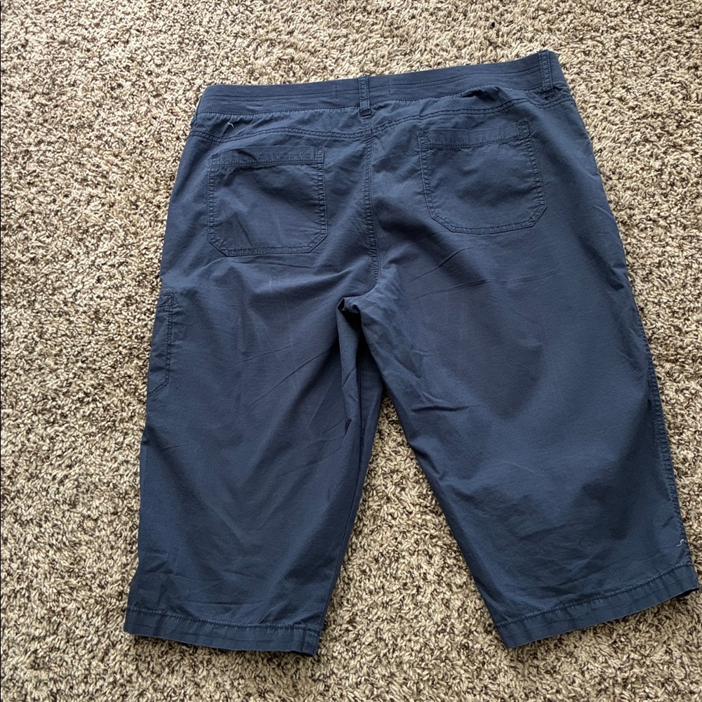 Sonoma Skimmer Capris Pants Blue Plus SZ 16 - Picture 5 of 6
